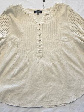 Cream Women's Blouse from Mexico